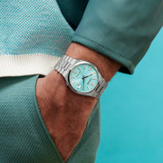  Shop Authentic Citizen Tsuyosa Automatic Turquoise Dial Silver Steel Strap Watch For Men - NJ0151-88M - Luxxuri