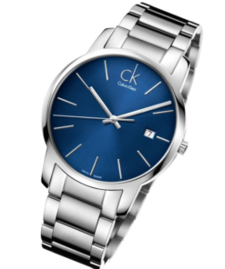  Shop Authentic Calvin Klein City Blue Dial Silver Steel Strap Watch for Men - K2G2G14N - Luxxuri