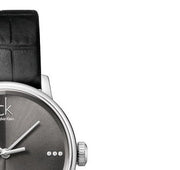 Shop Authentic Calvin Klein Grey Dial Black Leather Strap Watch for Women - K2Y2Y1CU - Luxxuri