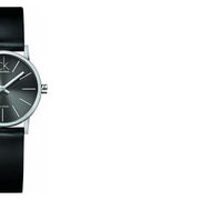  Shop Authentic Calvin Klein Minimal Black Dial Black Leather Strap Watch for Women - K7622107 - Luxxuri