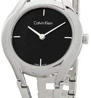  Shop Authentic Calvin Klein Class Black Dial Silver Steel Strap Watch for Women - K6R23121 - Luxxuri