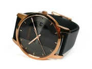  Shop Authentic Calvin Klein City Quartz Grey Dial Black Leather Strap Watch for Men - K2G2G6C3 - Luxxuri