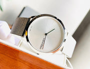  Shop Authentic Calvin Klein Minimal Silver Dial Silver Mesh Bracelet Watch for Men - K3M211Y6 - Luxxuri
