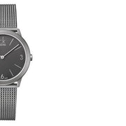  Shop Authentic Calvin Klein Minimal Grey Dial Silver Mesh Bracelet Watch for Men - K3M52154 - Luxxuri