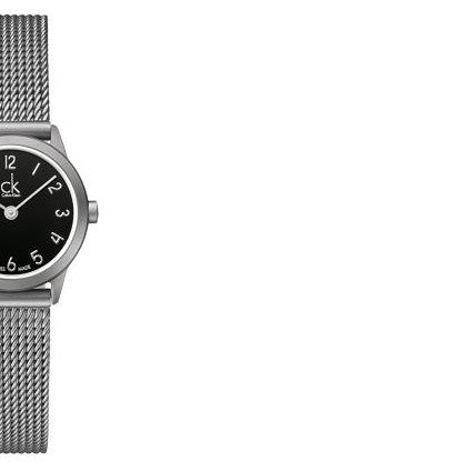  Shop Authentic Calvin Klein Minimal Black Dial Silver Mesh Bracelet Watch for Women - K3M53151 - Luxxuri