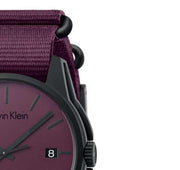  Shop Authentic Calvin Klein Tone Maroon Dial Maroon NATO Strap Watch for Men - K7K514UP - Luxxuri