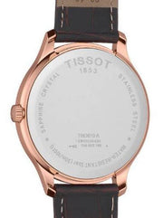  Shop Authentic Tissot T Classic Tradition Blue Dial Brown Leather Strap Watch For Men - T063.610.36.047.00 - Luxxuri