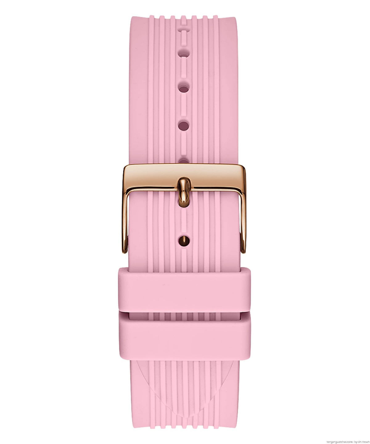  Shop Authentic Guess Athena White Dial Pink Rubber Strap Watch For Women - GW0030L4 - Luxxuri