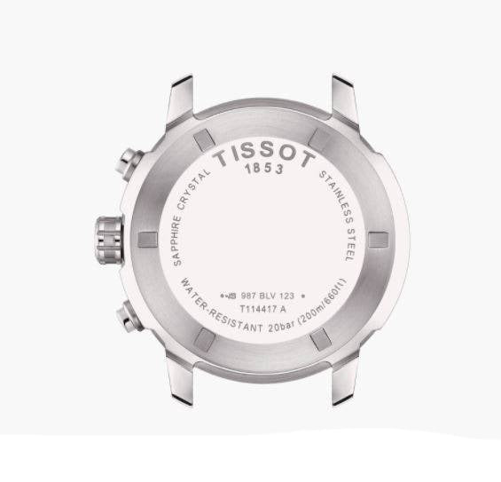  Shop Authentic Tissot T Sport PRC 200 Chronograph Blue Rubber Strap Watch For Men - T114.417.17.047.00 - Luxxuri