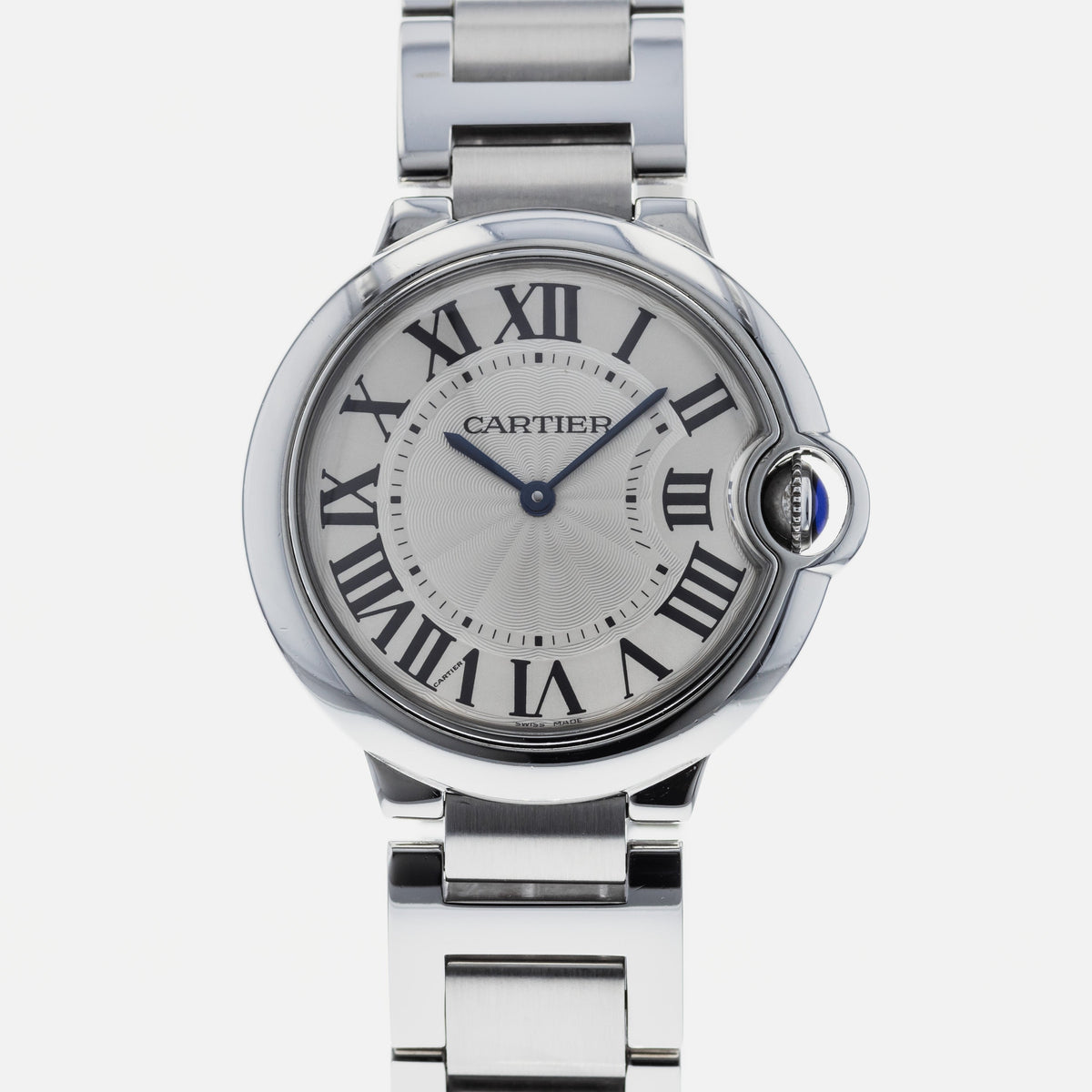  Shop Authentic Cartier Ballon Bleu De Cartier Silver Dial Silver Steel Strap Watch for Women - W69011Z4 - Luxxuri