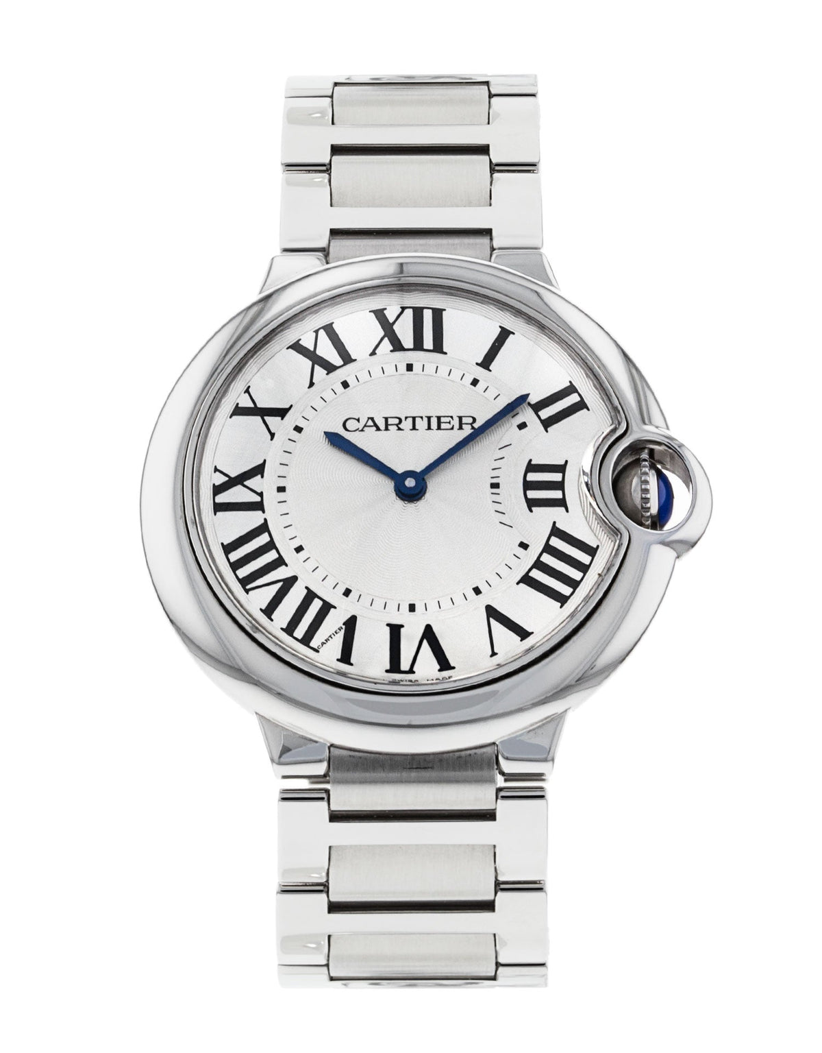  Shop Authentic Cartier Ballon Bleu De Cartier Silver Dial Silver Steel Strap Watch for Women - W69011Z4 - Luxxuri