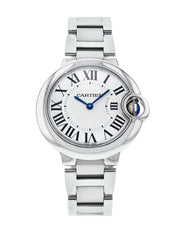  Shop Authentic Cartier Ballen Bleu De Cartier Silver Dial Silver Steel Strap Watch for Women - W6920084 - Luxxuri