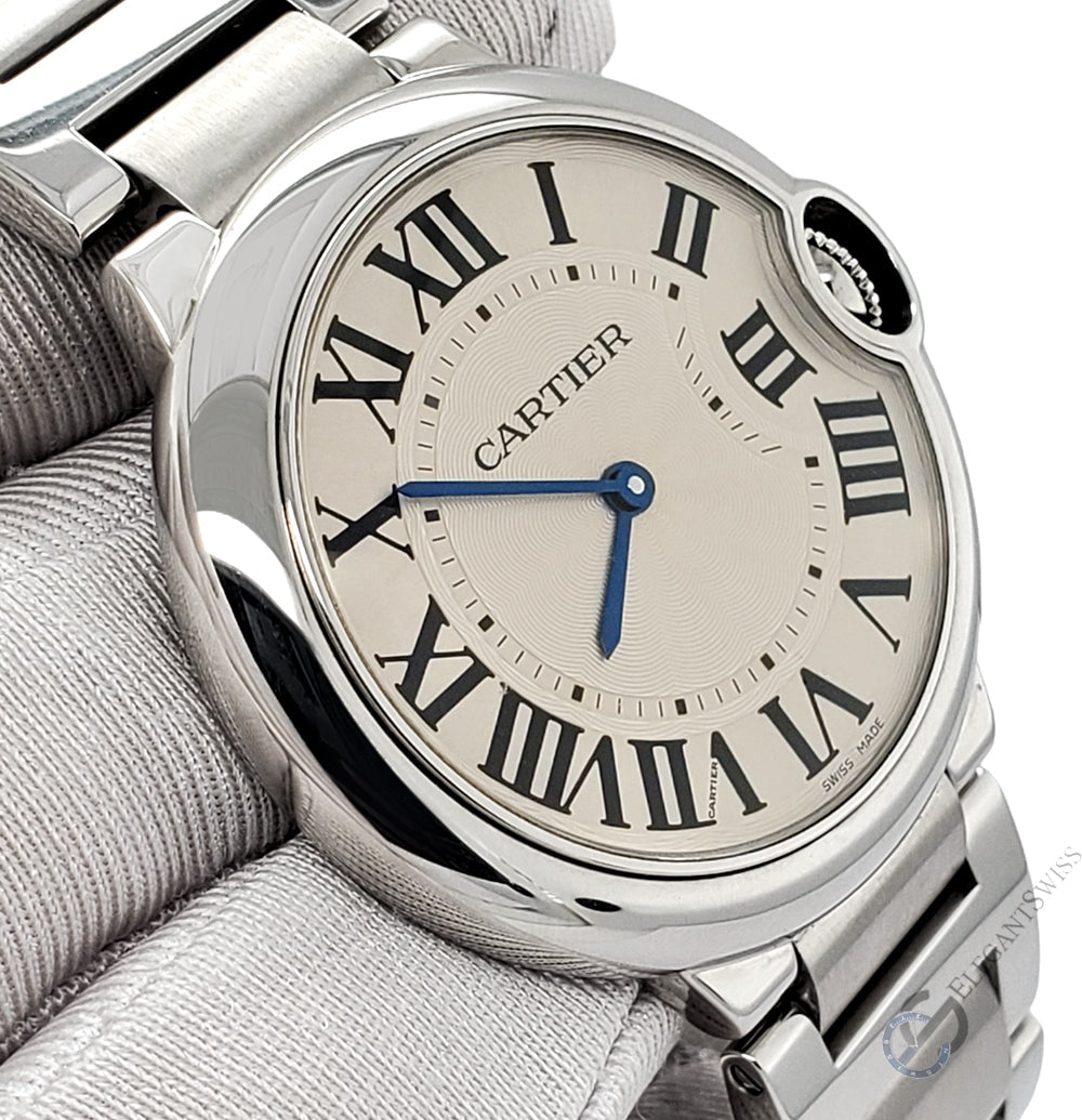  Shop Authentic Cartier Ballon Bleu De Cartier Silver Dial Silver Steel Strap Watch for Women - W69011Z4 - Luxxuri