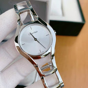  Shop Authentic Calvin Klein Class White Dial Silver Steel Strap Watch for Women - K6R23126 - Luxxuri
