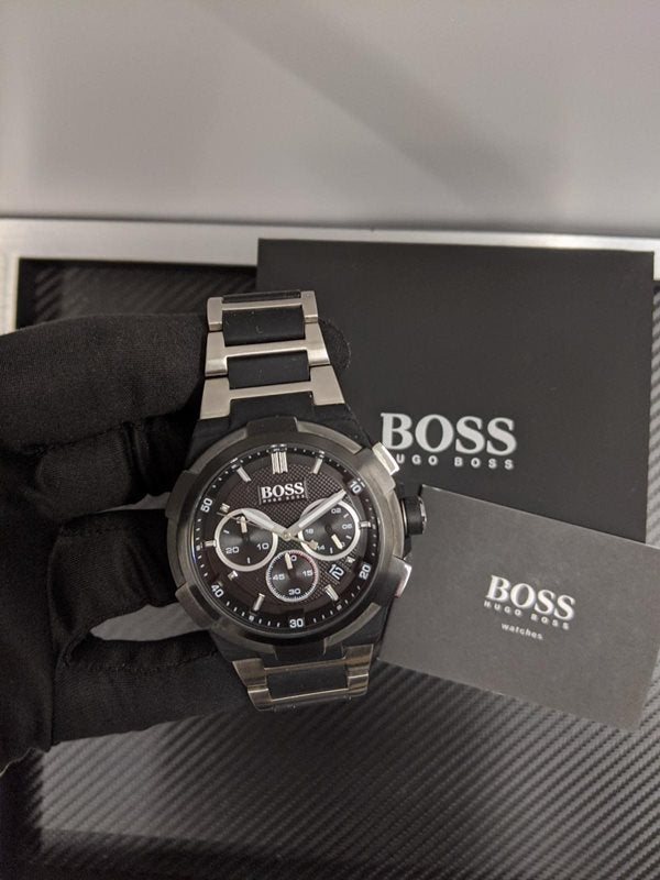  Shop Authentic Hugo Boss Supernova Black Dial Two Tone Steel Strap Watch for Men - 1513368 - Luxxuri