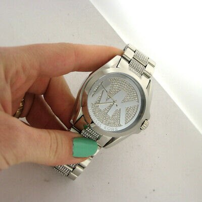  Shop Authentic Michael Kors Bradshaw Silver Dial Silver Stainless Steel Strap Watch for Women - MK6486 - Luxxuri