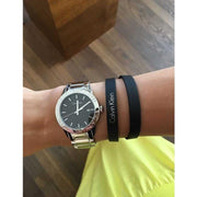  Shop Authentic Calvin Klein City Black Dial Silver Steel Strap Watch for Men - K7Q21141 - Luxxuri