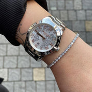 Shop Authentic Michael Kors Layton Silver Dial Silver Steel Strap Watch for Women - MK5958 - Luxxuri