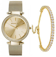 Shop Authentic Michael Kors Darci Gold Dial Gold Mesh Bracelet Watch for Women - MK3368 - Luxxuri
