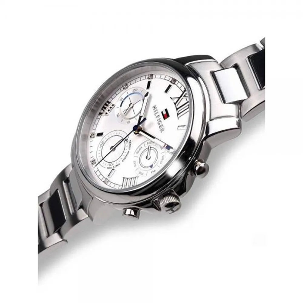  Shop Authentic Tommy Hilfiger Claudia Silver Dial Silver Steel Strap Watch for Women - 1781741 - Luxxuri