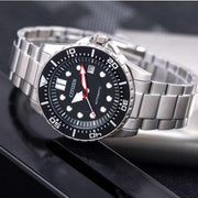  Shop Authentic Citizen Mechanical Black Dial Silver Steel Strap Watch For Men - NJ0120-81E - Luxxuri