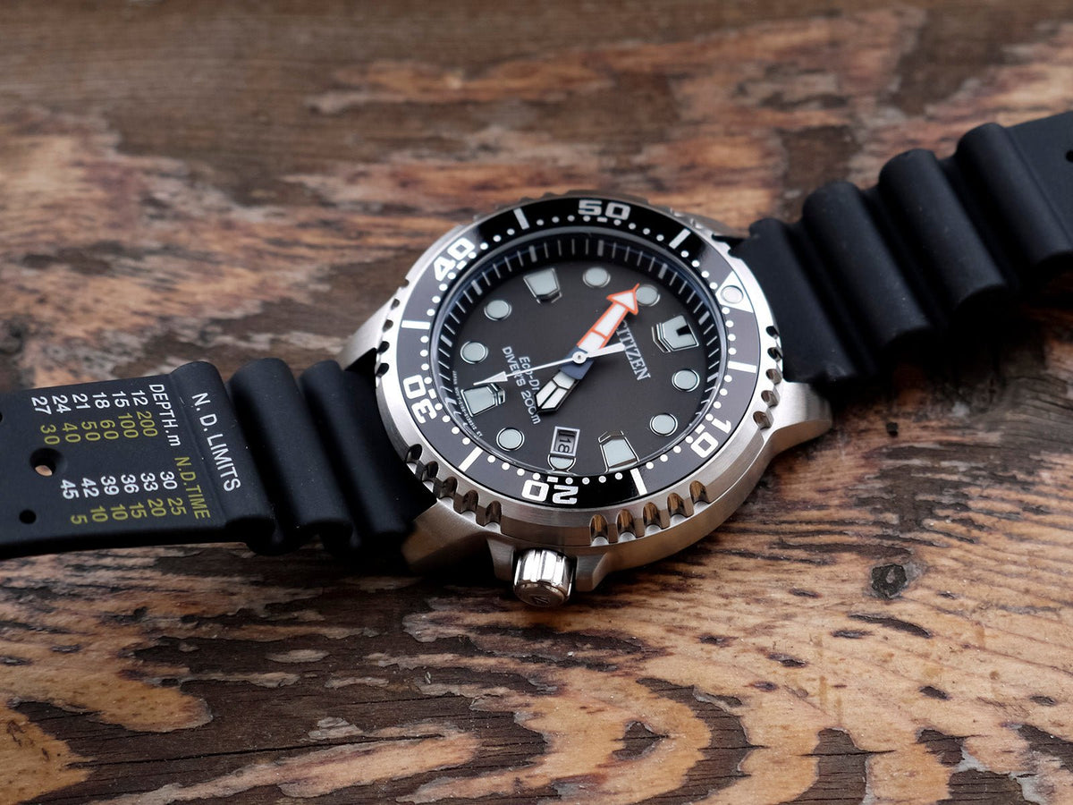  Shop Authentic Citizen Eco Drive Pro Master Diver Black Dial Black Steel Strap Watch For Men - BN0150-28E - Luxxuri