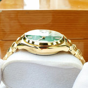  Shop Authentic Citizen Tsuyosa Automatic Green Dial Gold Steel Strap Watch For Men - NJ0152-51X - Luxxuri