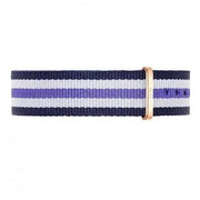  Shop Authentic Daniel Wellington Classic Trinity White Dial Three Tone Nylon Strap Watch For Women - 0509DW - Luxxuri