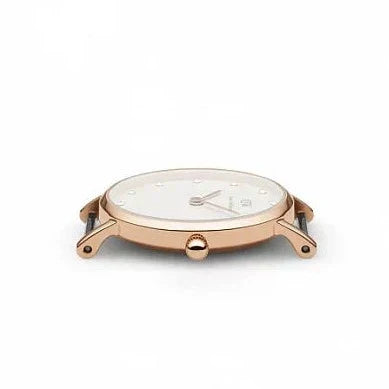  Shop Authentic Daniel Wellington Classy Oxford White Dial Two Tone Nylon Strap Watch For Women - DW00100064 - Luxxuri