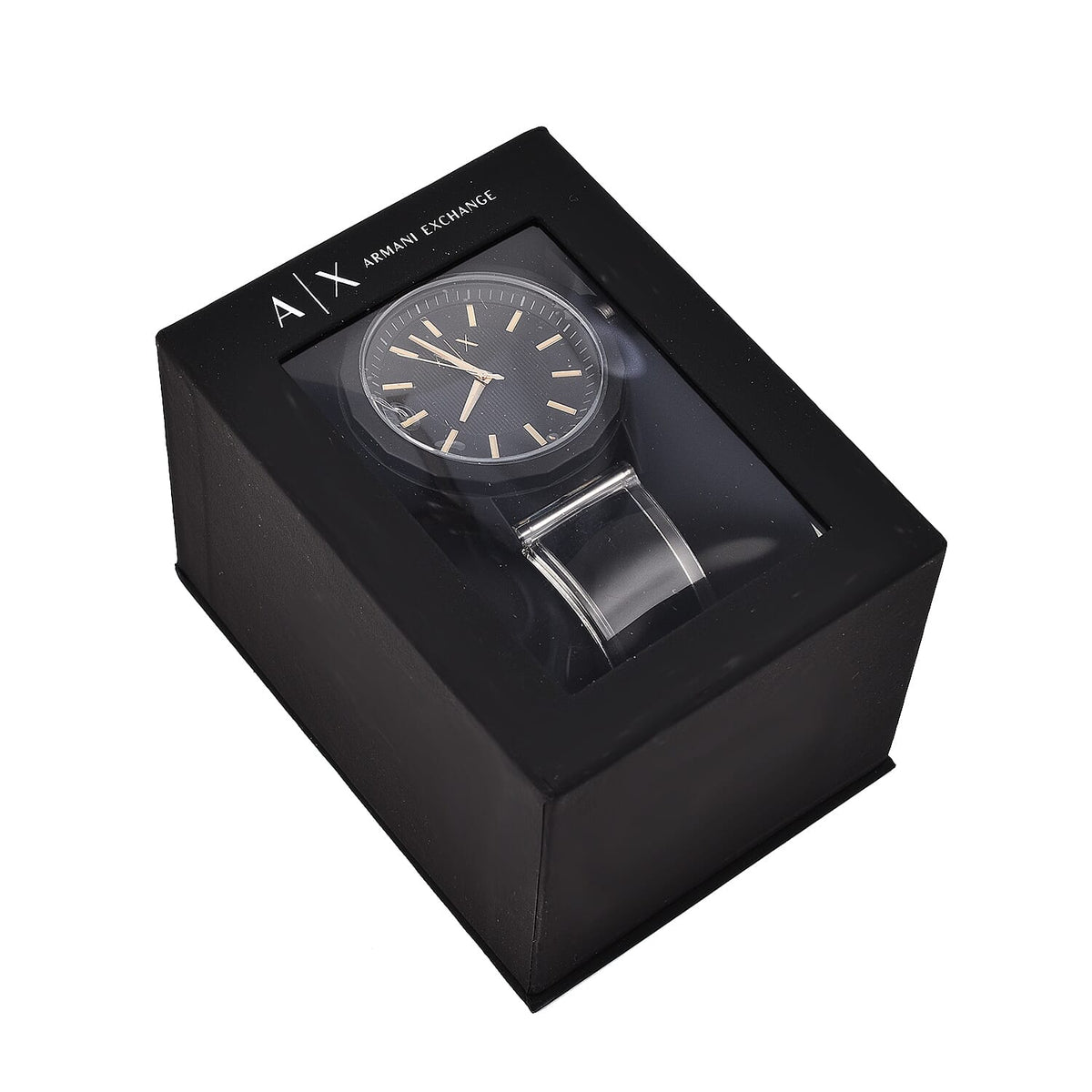  Shop Authentic Armani Exchange Nico Analog Black Dial Black Steel Strap Watch For Men - AX7102 - Luxxuri