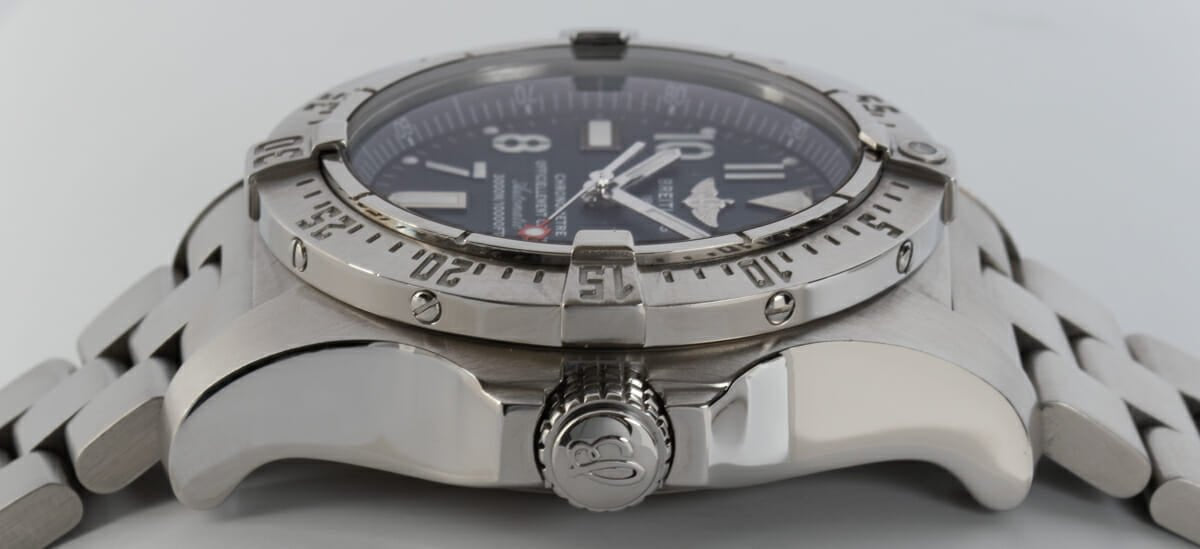  Shop Authentic Breitling Aeromarine Avenger Seawolf 45mm Blue Dial Stainless Steel Mens Watch - A1733110/C756 - Luxxuri