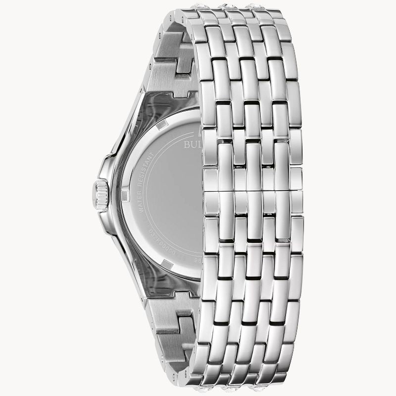  Shop Authentic Bulova Phantom Classic Baguette Green Dial Silver Steel Strap Watch for Men - 96A253 - Luxxuri