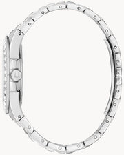  Shop Authentic Bulova Phantom Baguette Crystal Blue Dial Silver Steel Strap Watch for Men - 96A254 - Luxxuri
