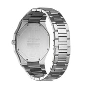 D1 Milano Ultra Thin Moss Green Dial Silver Steel Strap Watch for Men - D1-UTBJ06