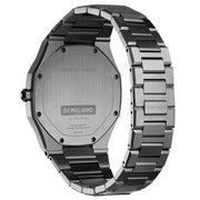 D1 Milano Ultra Thin Blue Dial Gray Steel Strap Watch for Men - D1-UTBJ12