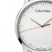  Shop Authentic Calvin Klein City Quartz White Dial Silver Steel Strap Watch for Men - K2G2G1Z6 - Luxxuri