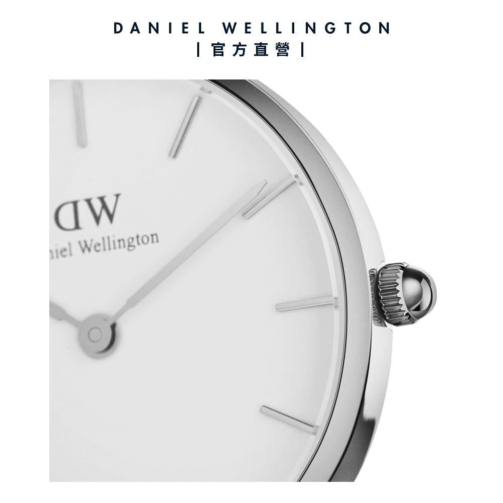  Shop Authentic Daniel Wellington Classic Petite Reading White Dial Black Leather Strap Watch For Women - DW00100185 - Luxxuri