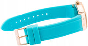  Shop Authentic Guess Jet Setter White Dial Turquoise Silicone Strap Watch For Women - W0564L3 - Luxxuri