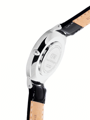  Shop Authentic Daniel Wellington Classic Petite Reading White Dial Black Leather Strap Watch For Women - DW00100241 - Luxxuri