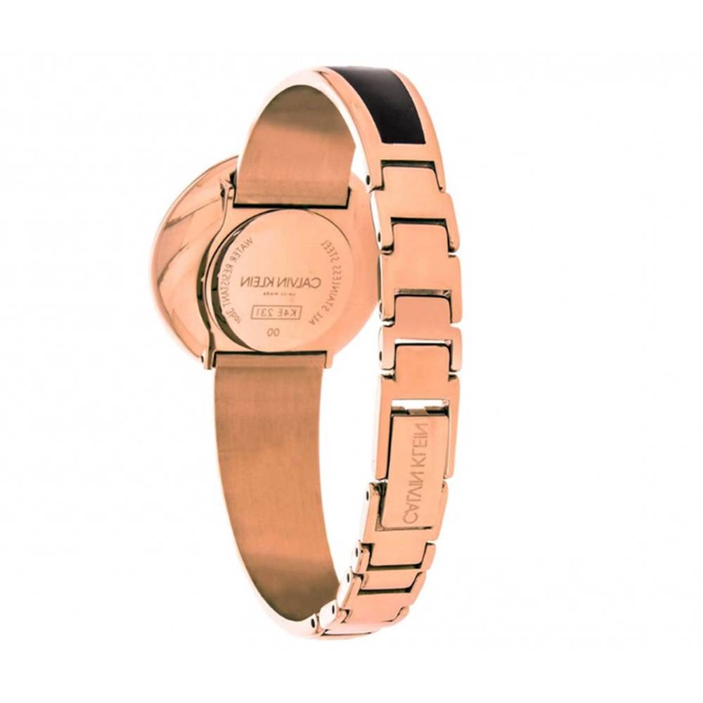  Shop Authentic Calvin Klein Seduce Black Dial Two Tone Steel Strap Watch for Women - K4E2N611 - Luxxuri