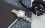 Shop Authentic Fossil Jesse White Dial Silver Steel Strap Watch for Women - ES2362 - Luxxuri