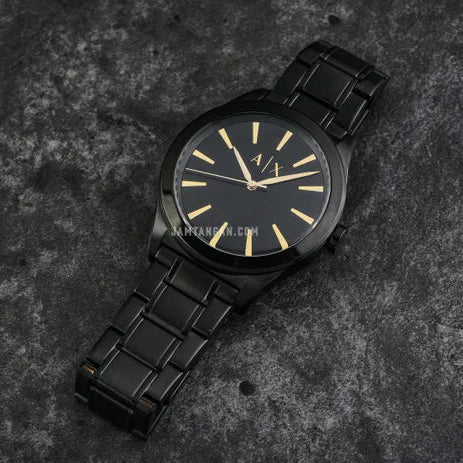  Shop Authentic Armani Exchange Nico Analog Black Dial Black Steel Strap Watch For Men - AX7102 - Luxxuri