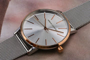  Shop Authentic Armani Exchange Lola Analog White Dial Silver Mesh Strap Watch For Women - AX5537 - Luxxuri