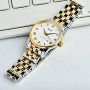  Shop Authentic Mido Baroncelli III Automatic White Dial Two Tone Steel Strap Watch For Women - M7600.9.26.1 - Luxxuri
