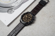  Shop Authentic Fossil Bronson Chronograph Brown Dial Brown Leather Strap Watch for Men - FS5713 - Luxxuri