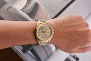  Shop Authentic Armani Exchange Drexler Chronograph Gold Dial Gold Steel Strap Watch For Men - AX2602 - Luxxuri