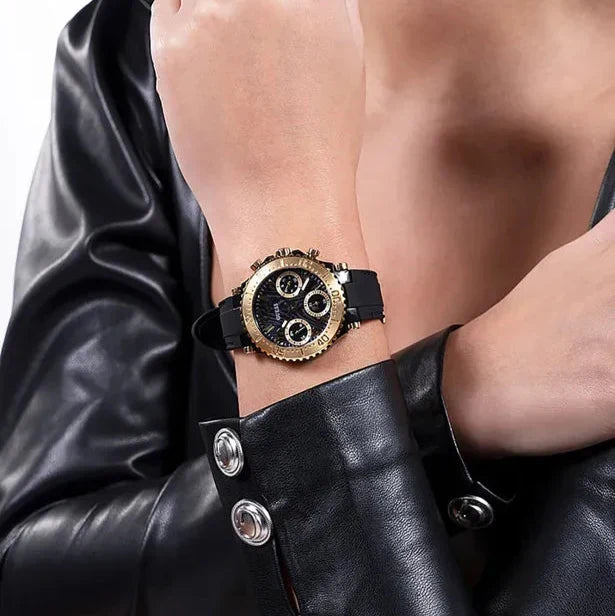  Shop Authentic Guess Cosmic Multifunction Black Dial Black Silicone Strap Watch For Women - GW0466L1 - Luxxuri