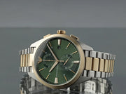  Shop Authentic Emporio Armani Claudio Chronograph Green Dial Two Tone Steel Strap Watch For Women - AR11511 - Luxxuri