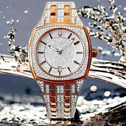  Shop Authentic Bulova Phantom Crystal Silver Dial Two Tone Steel Strap Watch for Men - 98B324 - Luxxuri