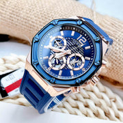  Shop Authentic Guess Momentum Chronograph Blue Dial Blue Rubber Strap Watch for Men - GW0263G2 - Luxxuri